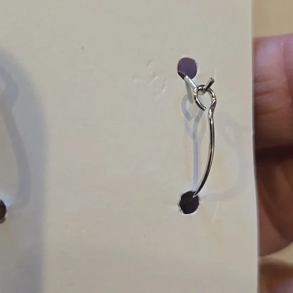 Upcycled Designer Inspired Handmade Dangle Earrings - Picture 6 of 8